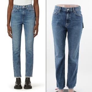 Hudson Jeans Holly High-Rise Straight-Leg J Golden Days